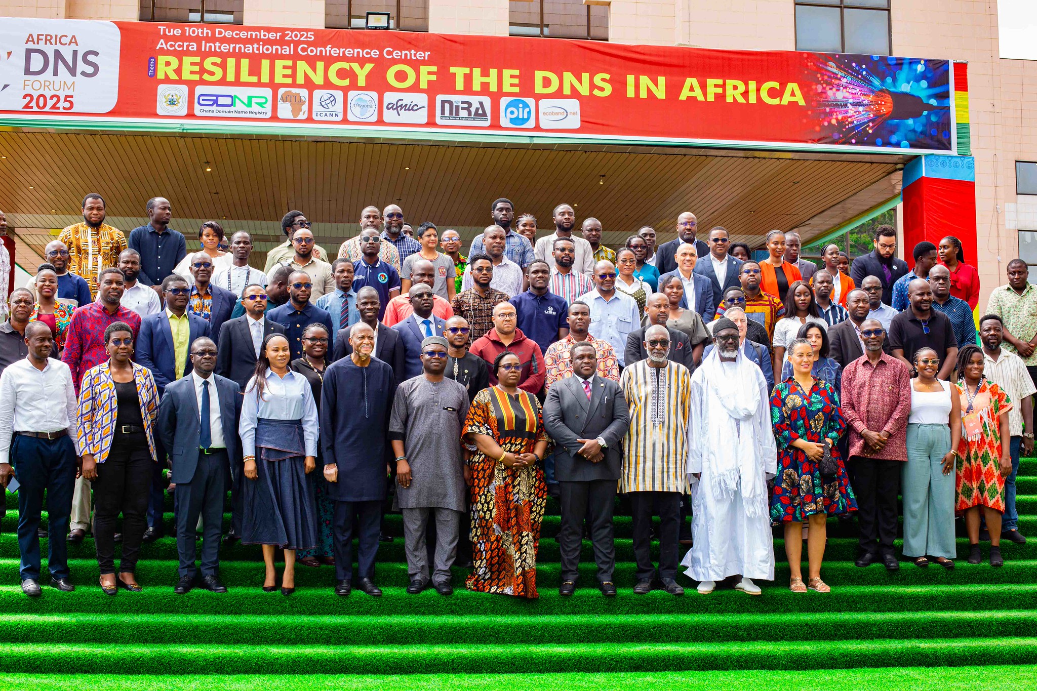 Picture with the Minister of Communications, Hon. Sam George 